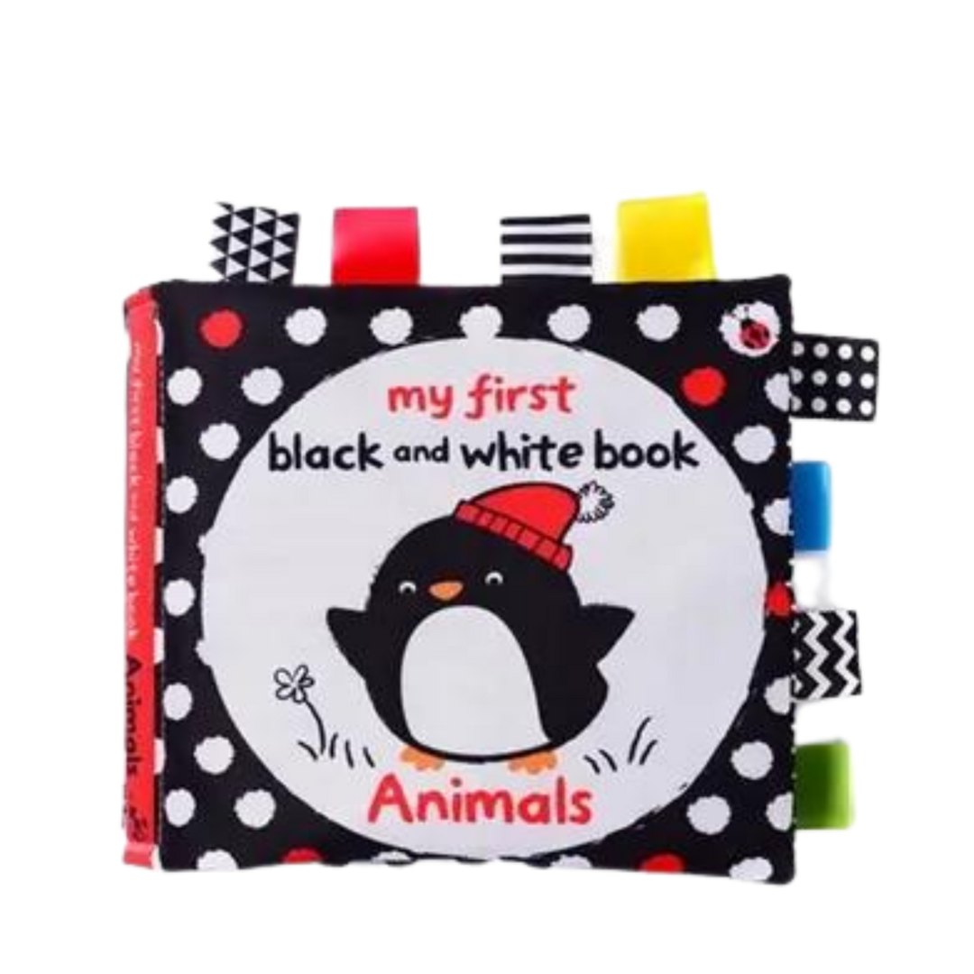 My 1st Black & White Soft Cloth Book - Animals