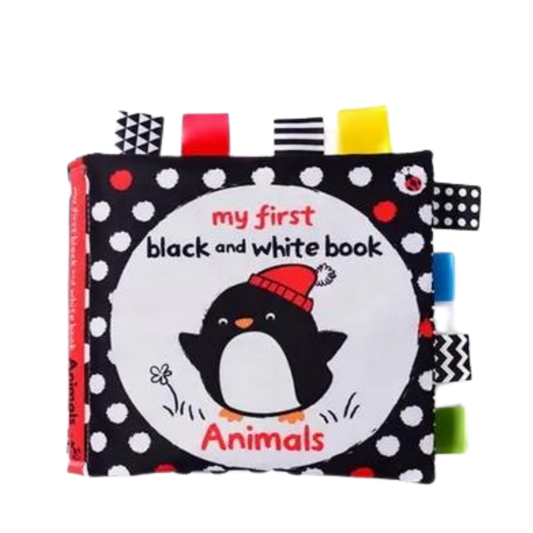 My 1st Black & White Soft Cloth Book - Animals