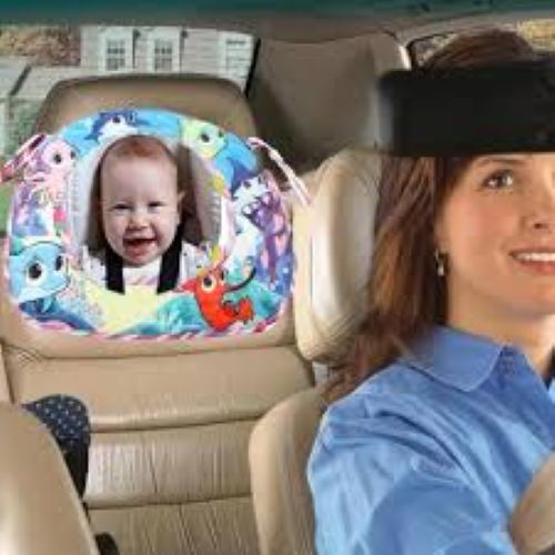 Plush Rear Facing Mirror