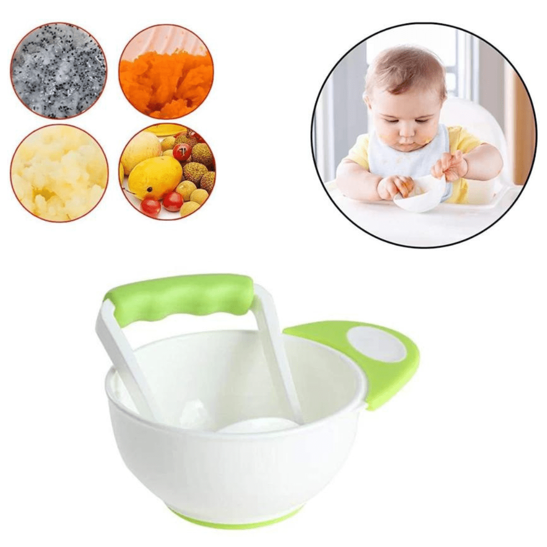 Baby Food Masher & Bowl - The Chaos Emporium