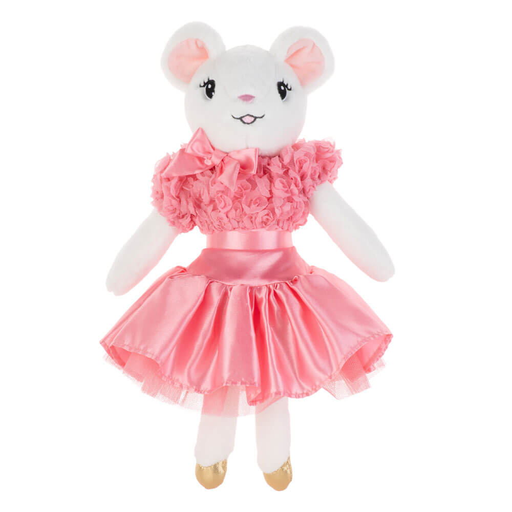 Claris Plush Belle Fleur Rose - Large