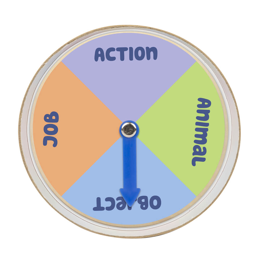 Bluey Wooden Charades Game