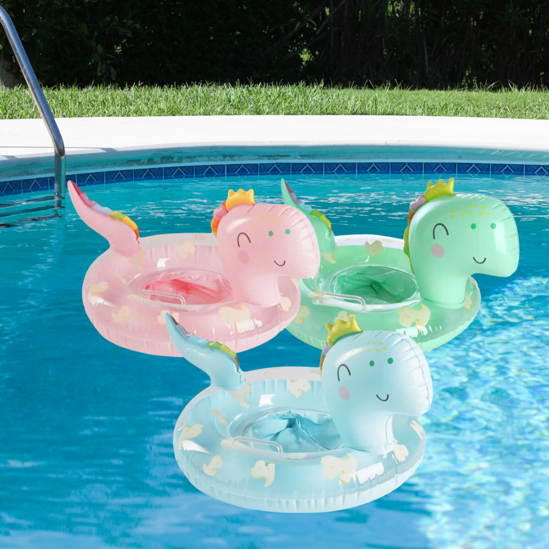 Inflatable Dinosaur Pool Float (with seat)