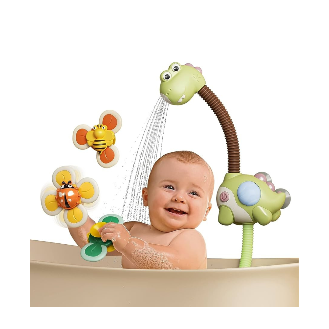 Dinosaur Sprinkler Shower Head Bath Toy