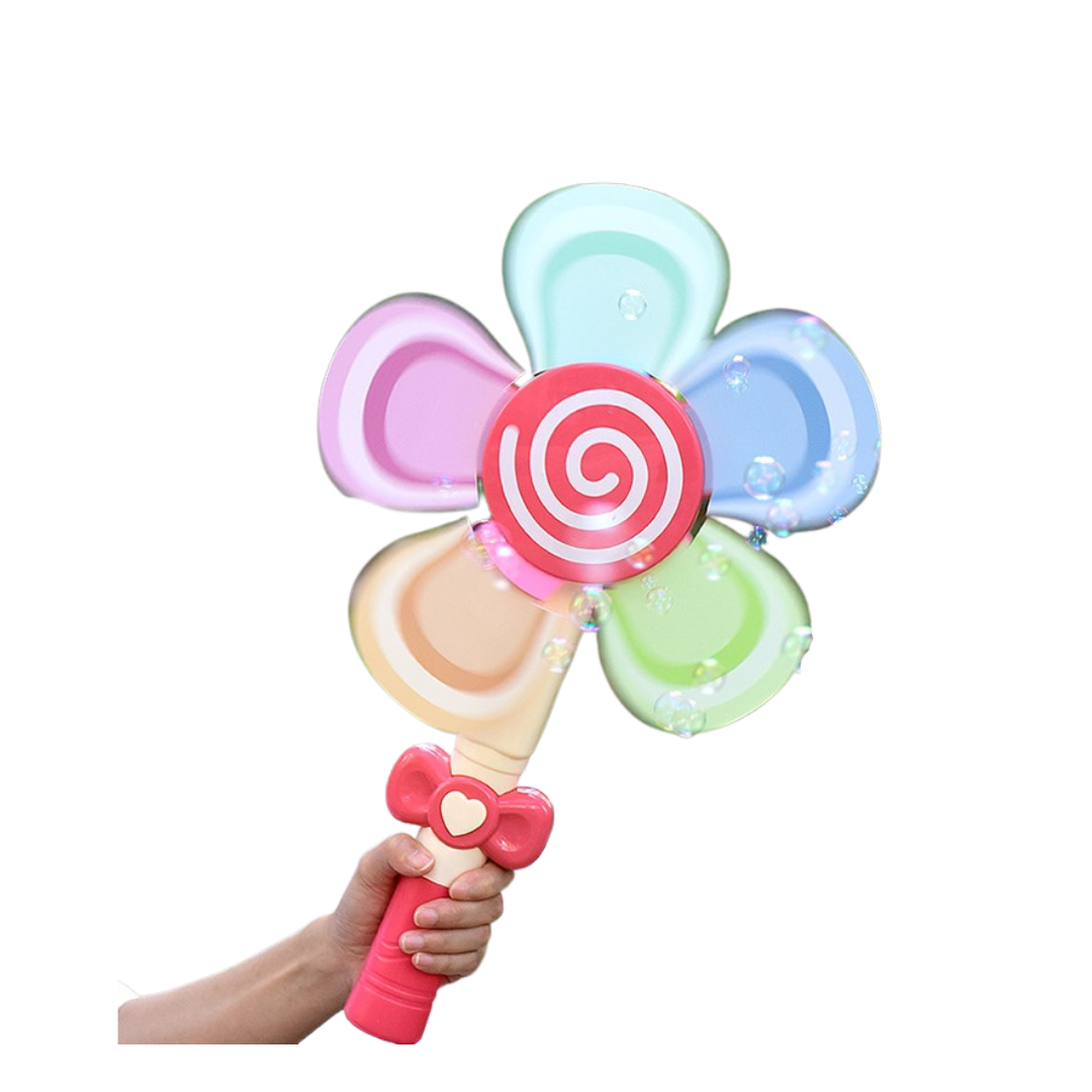 Flower Windmill Bubble Blower