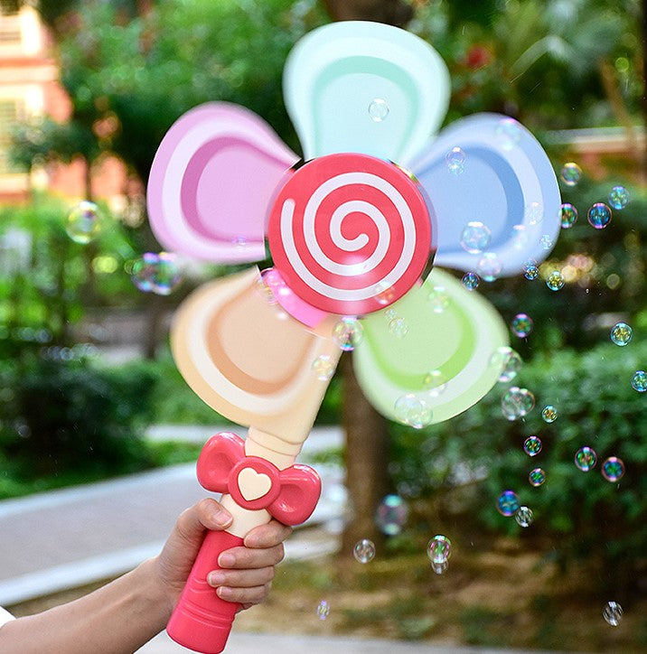 Flower Windmill Bubble Blower
