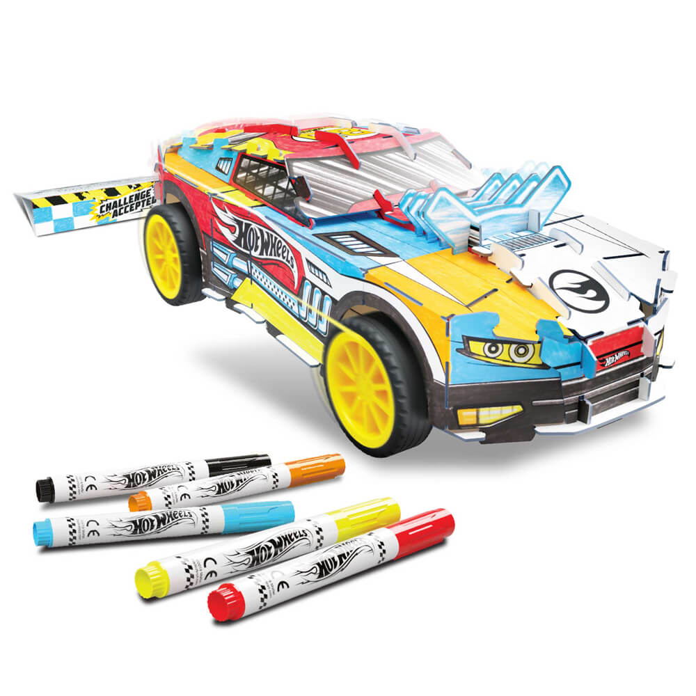 Hot Wheels Maker Kitz DIY Pull Back Design Race Kit