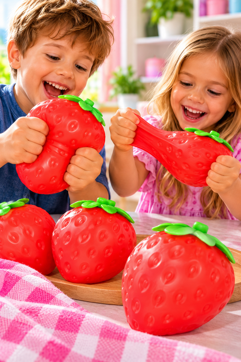Squishy Jumbo Slow Rising Strawberry - The Chaos Emporium