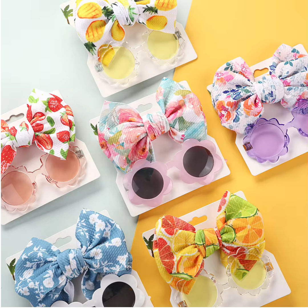 Sunglasses Set with Matching Headband