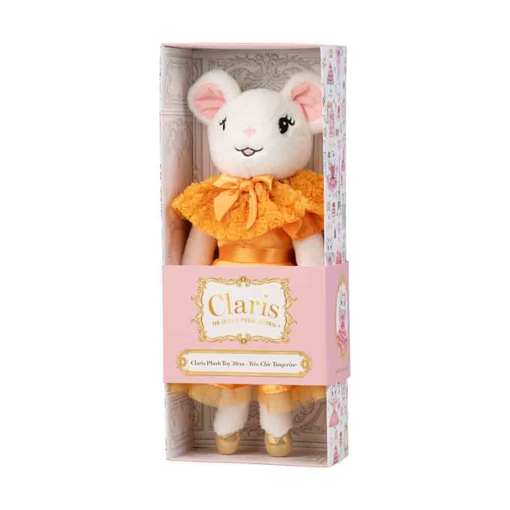 Claris Plush Tres Chic Tangerine - Large