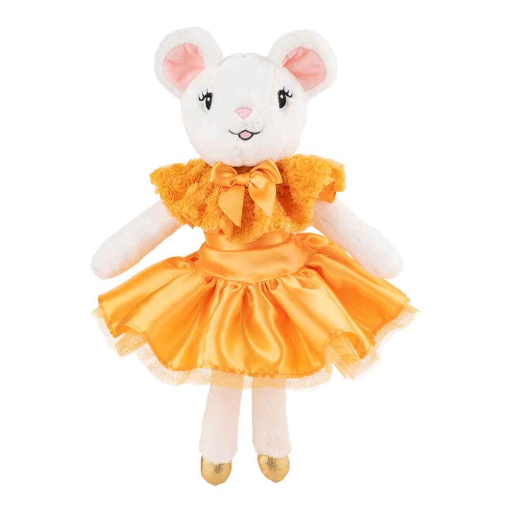 Claris Plush Tres Chic Tangerine - Large