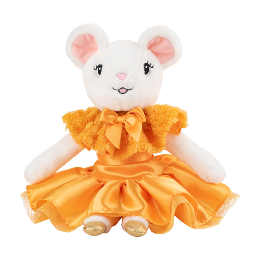 Claris Plush Tres Chic Tangerine - Large