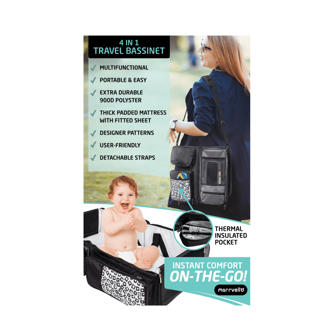 4 in 1 Baby Travel Bag - The Chaos Emporium
