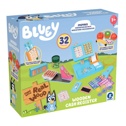 Bluey Wooden  Cash Register