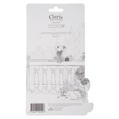 Claris Pencil Set with Eraser Toppers