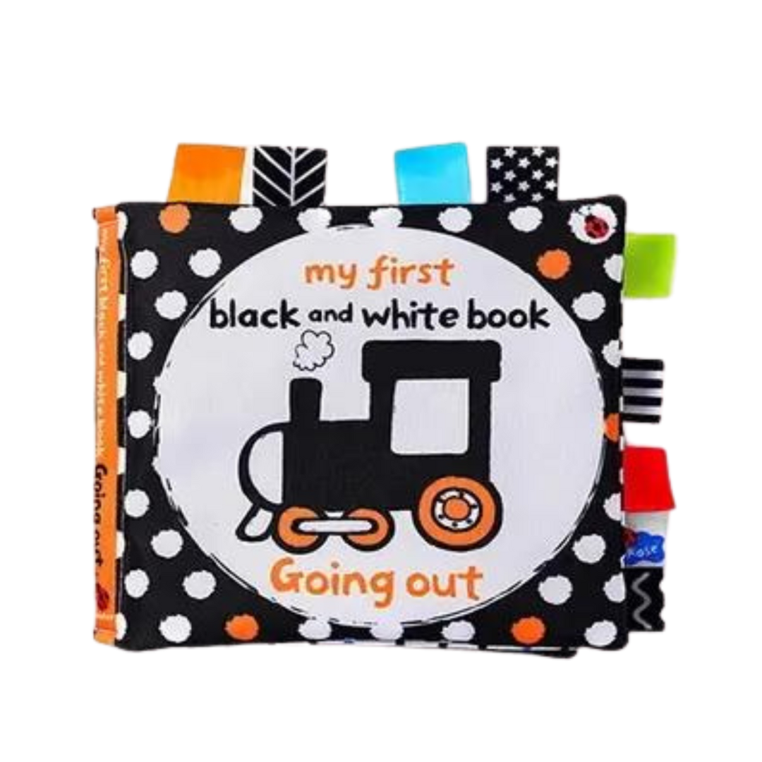 My 1st Black & White Soft Cloth Book - Going Out