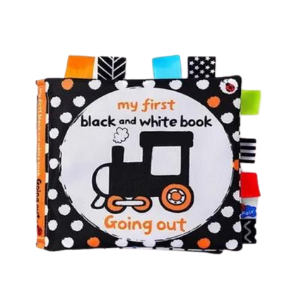 My 1st Black & White Soft Cloth Book - Going Out