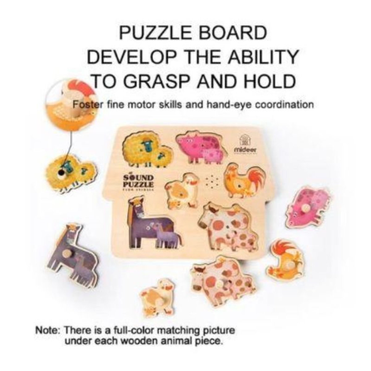 Animal Farmyard Sound Puzzle