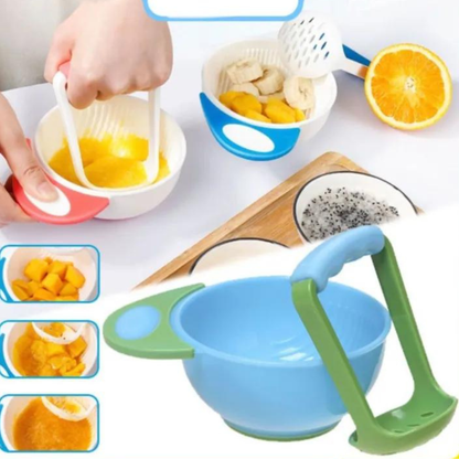 Baby Food Masher & Bowl - The Chaos Emporium
