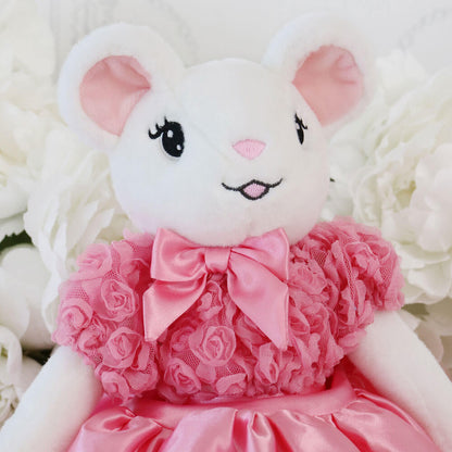 Claris Plush Belle Fleur Rose - Large