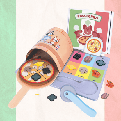 Bluey Pizza Girls Set - The Chaos Emporium