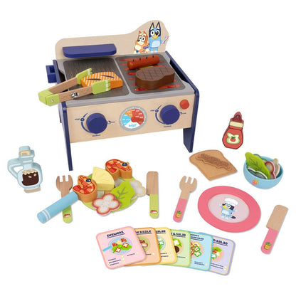 Bluey Wooden BBQ & Salad Set - The Chaos Emporium