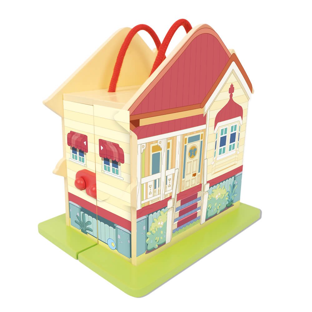 Bluey Wooden Carry Along House - The Chaos Emporium