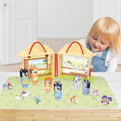 Bluey Wooden Carry Along House - The Chaos Emporium