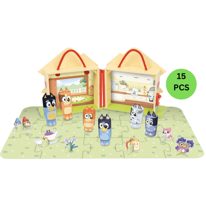 Bluey Wooden Carry Along House - The Chaos Emporium