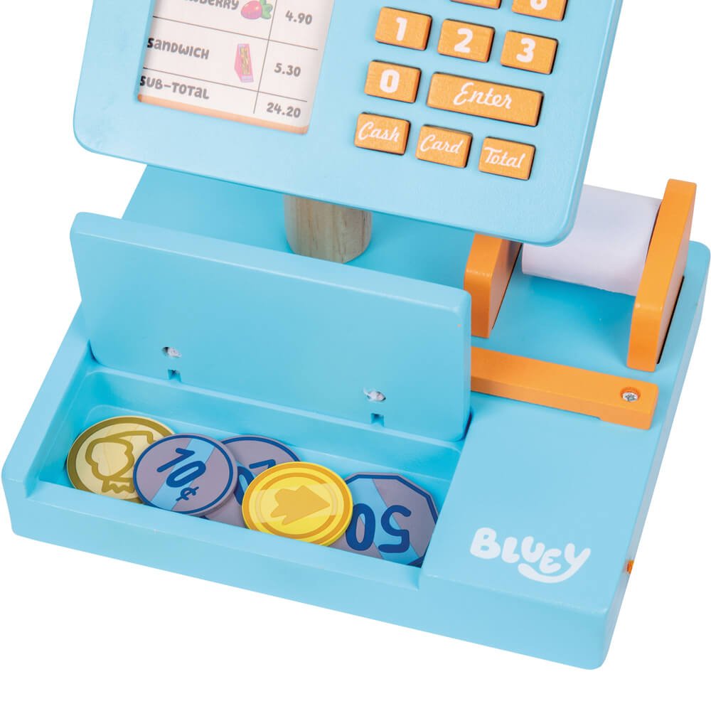 Bluey Wooden Cash Register - The Chaos Emporium