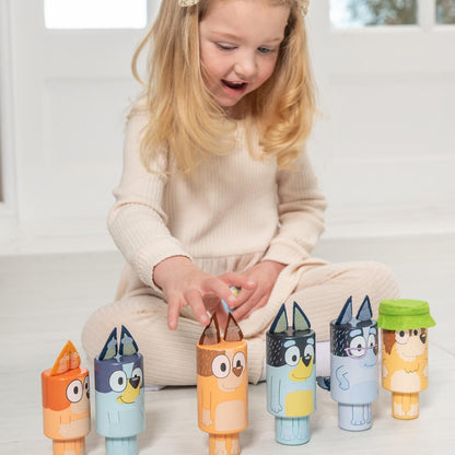 Bluey Wooden Character Skittles - The Chaos Emporium