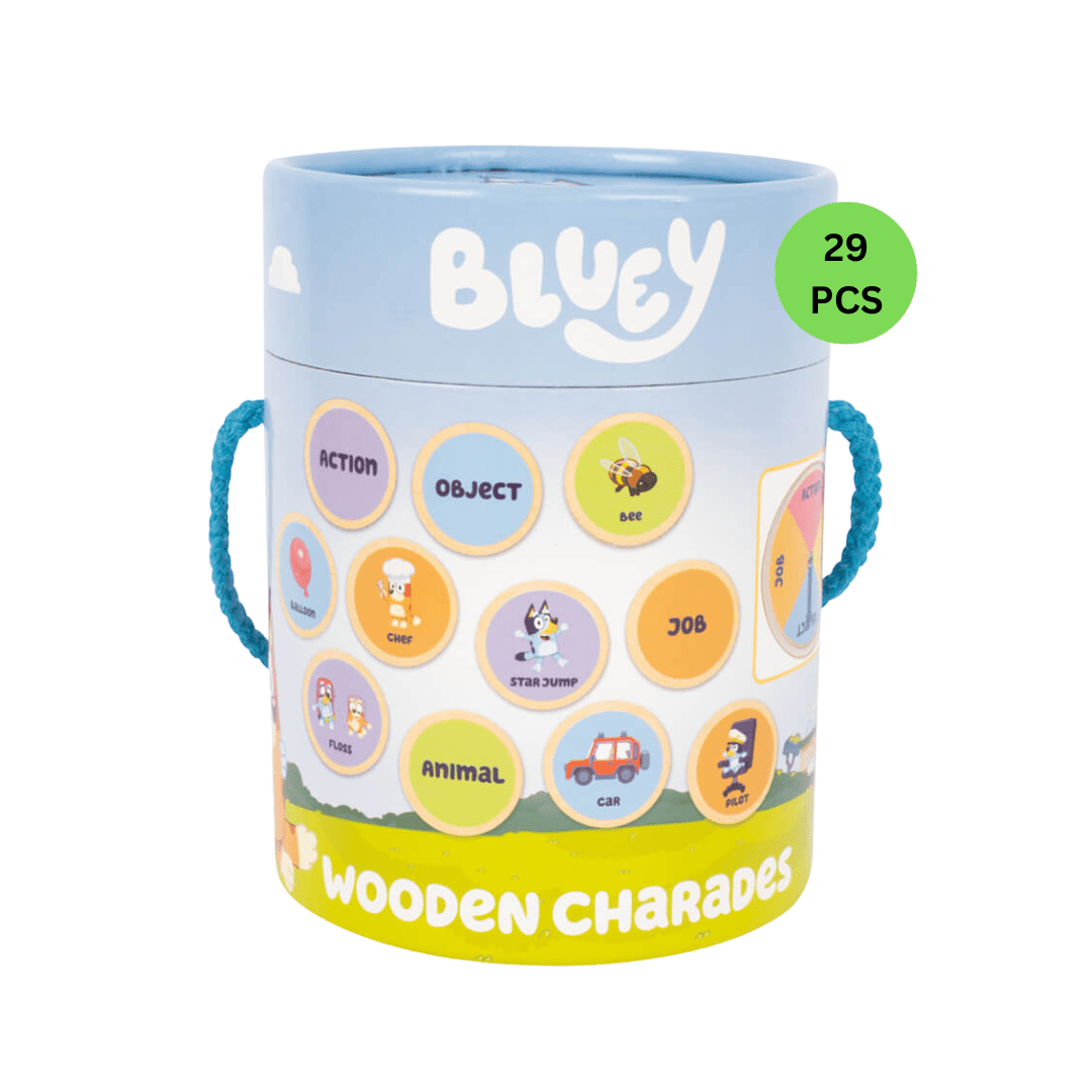 Bluey Wooden Charades Game - The Chaos Emporium