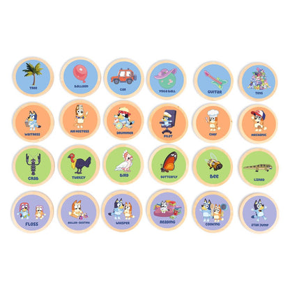 Bluey Wooden Charades Game - The Chaos Emporium