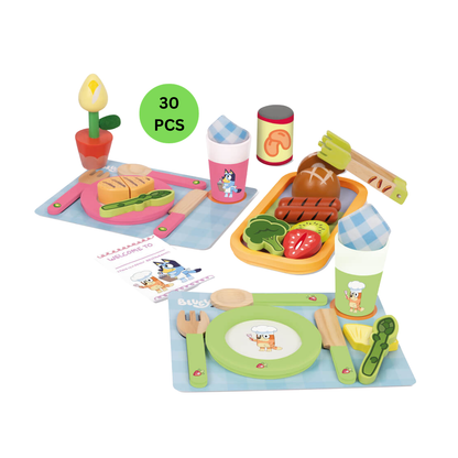 Bluey Wooden Dine in With Bluey Set - The Chaos Emporium