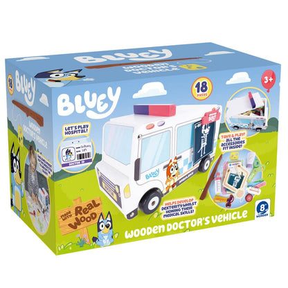 Bluey Wooden Doctor's Vehicle - The Chaos Emporium