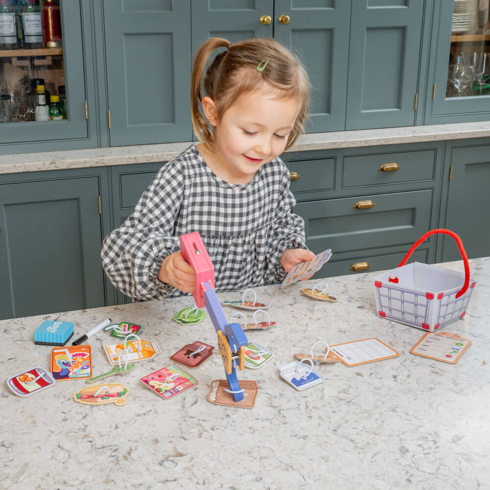 Bluey Wooden Grannies Shopping Game - The Chaos Emporium