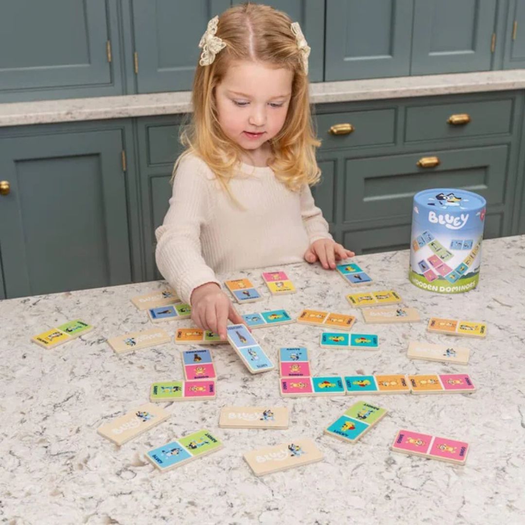 Bluey Wooden Memory Game - The Chaos Emporium