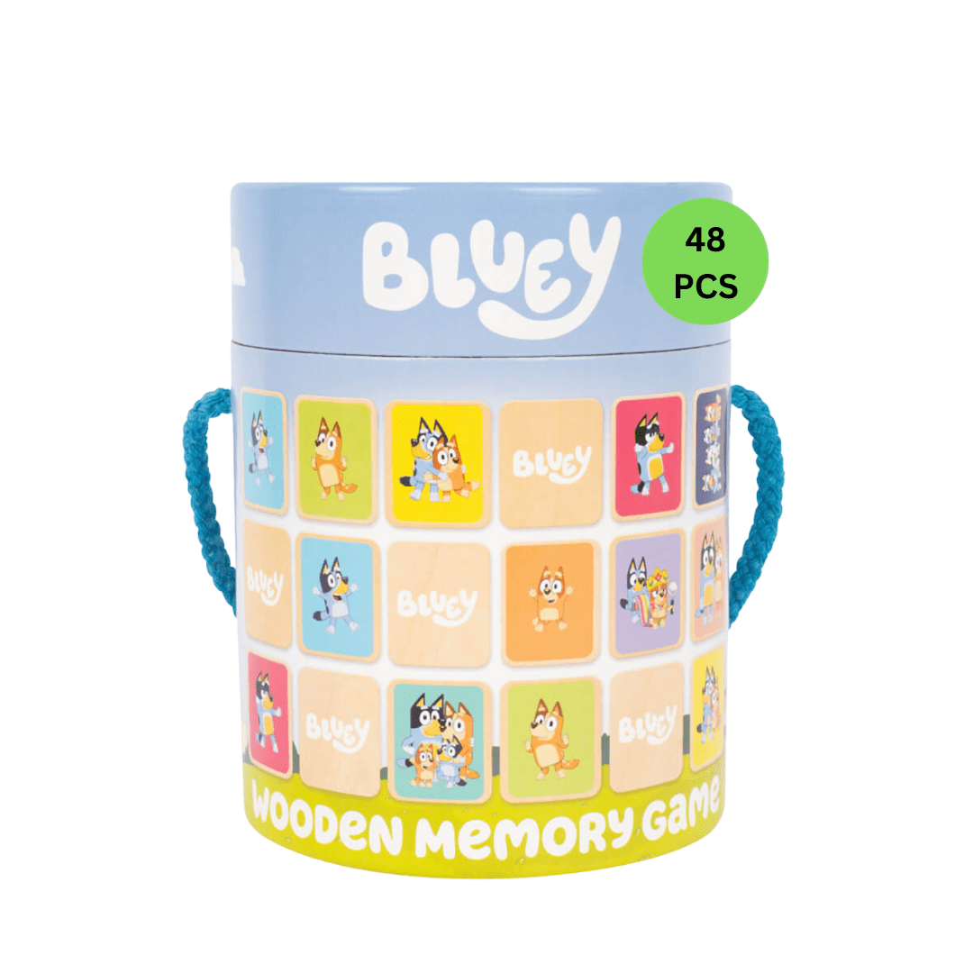 Bluey Wooden Memory Game - The Chaos Emporium