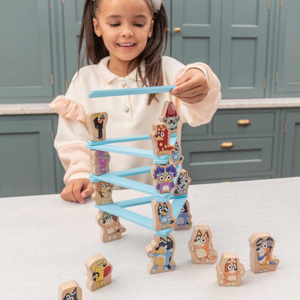 Bluey Wooden Stacking Game - The Chaos Emporium