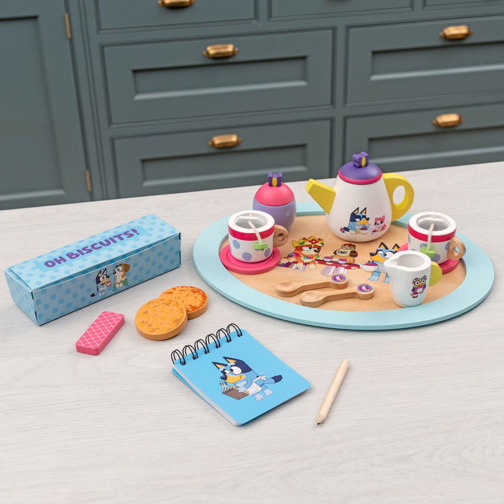 Bluey Wooden Tea Party Set - The Chaos Emporium