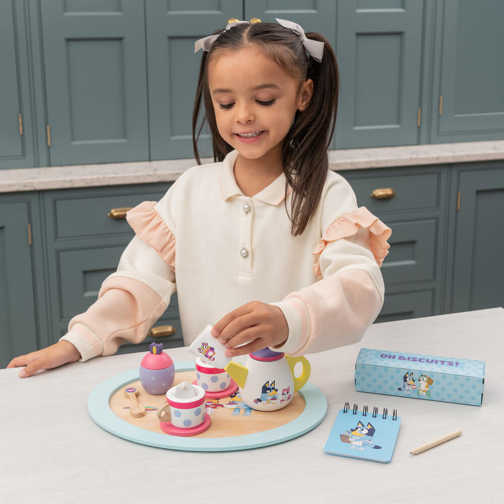 Bluey Wooden Tea Party Set - The Chaos Emporium