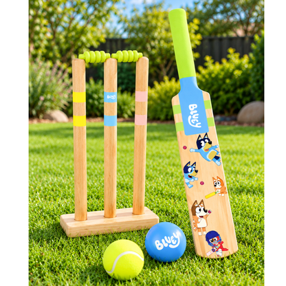 Bluey Cricket Set