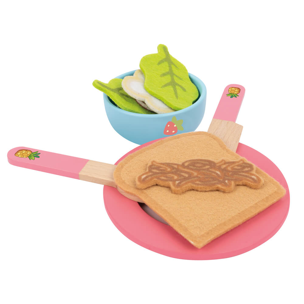 Bluey Wooden BBQ & Salad Set