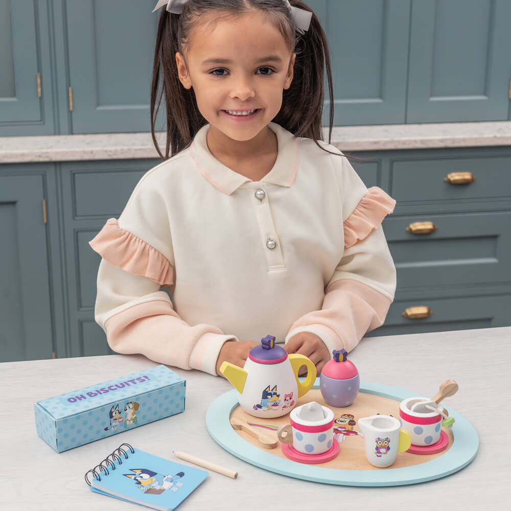 Bluey Wooden Tea Party Set