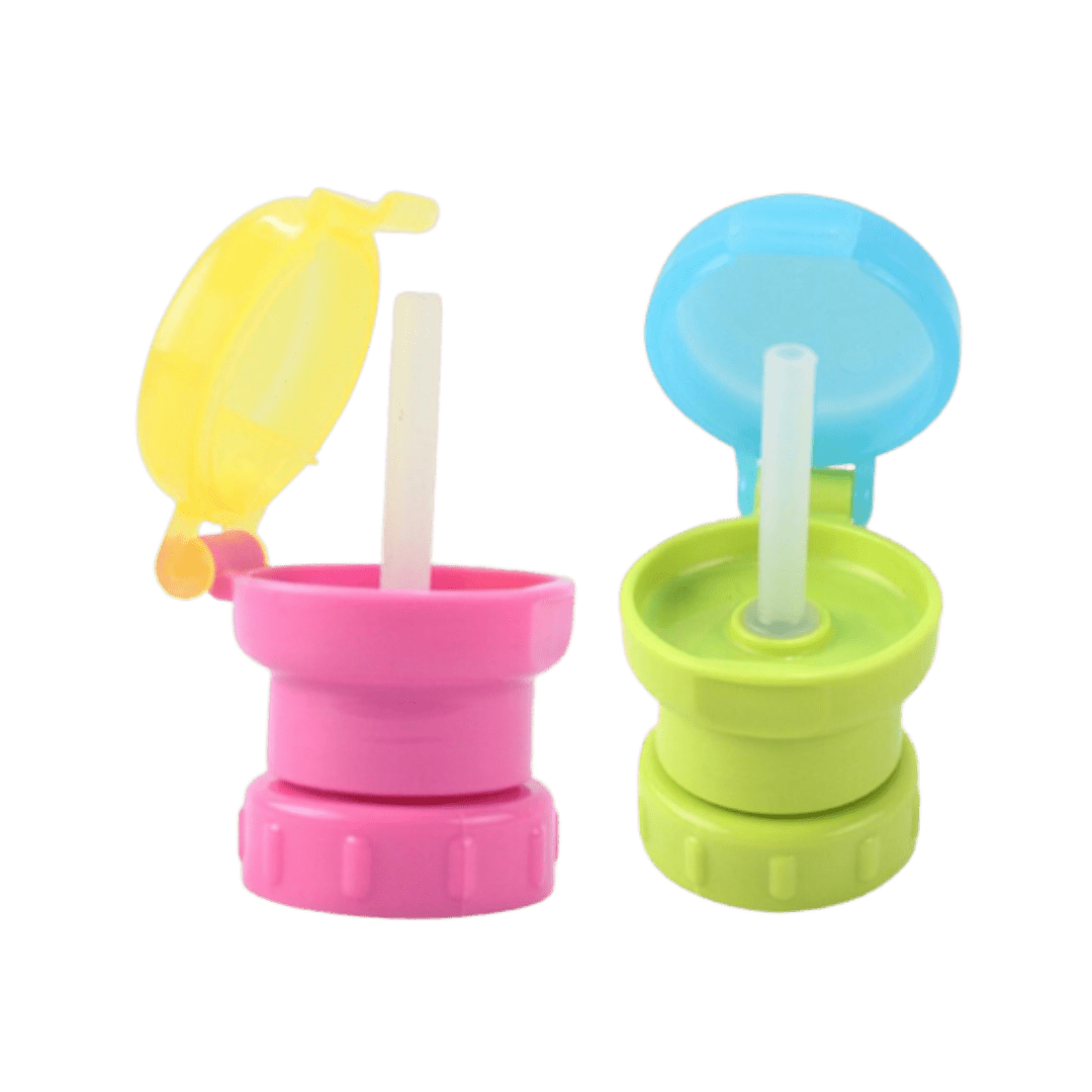 Bottle Cap Spout Adaptor With Silicone Straw - The Chaos Emporium