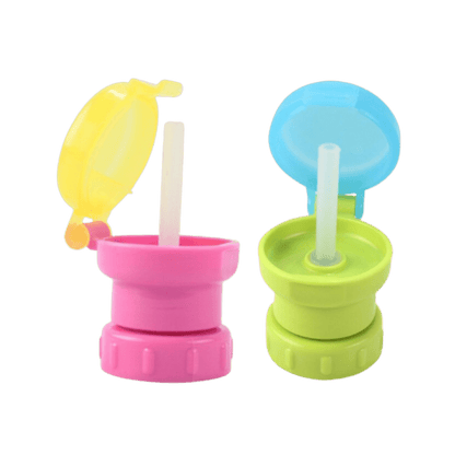 Bottle Cap Spout Adaptor With Silicone Straw - The Chaos Emporium