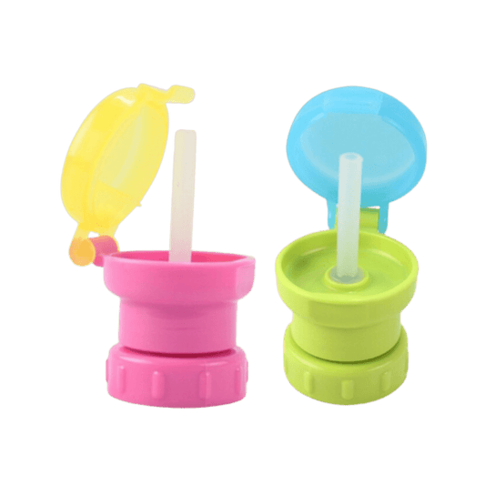 Bottle Cap Spout Adaptor With Silicone Straw - The Chaos Emporium