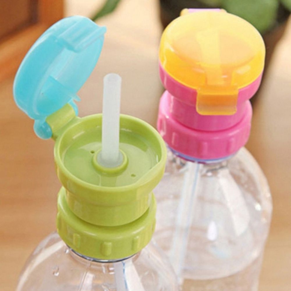 Bottle Cap Spout Adaptor With Silicone Straw - The Chaos Emporium