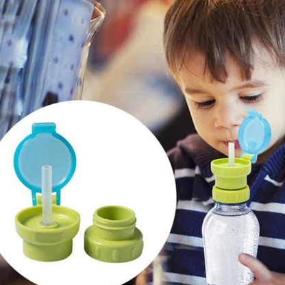 Bottle Cap Spout Adaptor With Silicone Straw - The Chaos Emporium