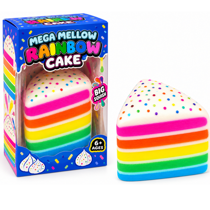 Giant Squeeze Mega Mellow Rainbow Cake